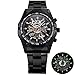 Imagen de reloj Hombre Skeleton reloj mecánico automático Gold Skeleton reloj Vintage para Hombre reloj para Hombre Top Brand Luxury