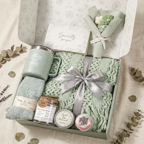 MUGIQUE Get Well Soon Gifts for Women Get Well Gift Baskets for Women Self Care Package...