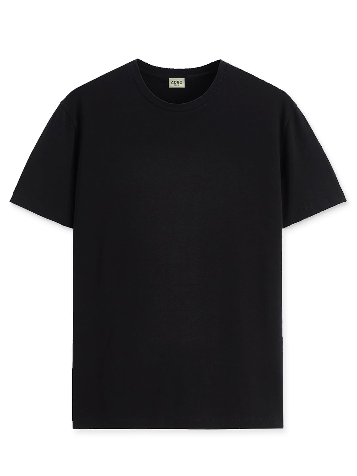 ADRO T-Shirts für Jungen und Mädchen, einfarbig, normale Passform, Alter 3–14 Jahre, 100 % Baumwolle, Rundhalsausschnitt für Jungen und Mädchen