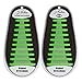 Produktbild Di Ficchiano DF-Silikon-Green Premuim No Tie Shoelaces aus Silikon für Kinder und Erwachsene/Flache elastische Schnürsenkel für Sneaker, Sport- und Freizeitschuhe
