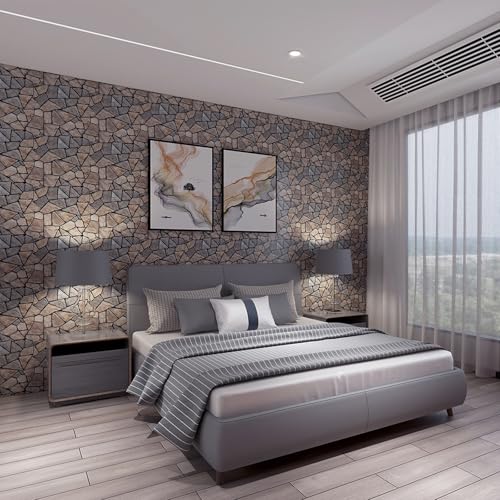 szgwtk 3D Wandpaneele Selbstklebend10Stück 30 x 30 cm PVC Wandverkleidung aus Kunststoffplatten,3D Wandpaneele für Wohnzimmer,Schlafzimmer,Küche,Geschäftsräume