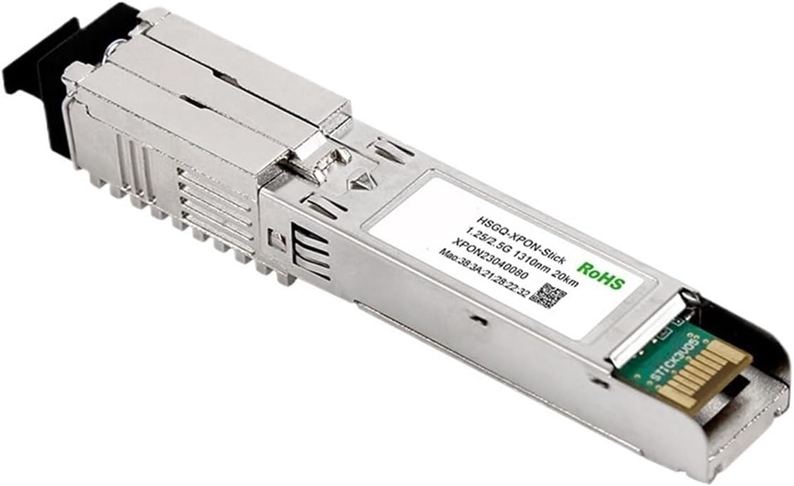 V08 EPON & GPON Stick SFP ONU Stick with SC Connector DDM pon Module - 20KM Range ONU XPON(SC UPC-SC APC)