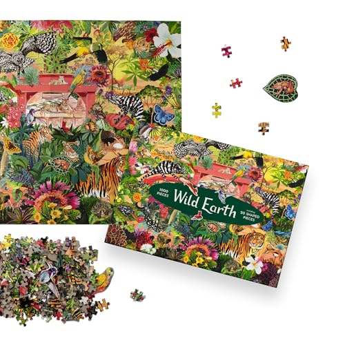Wild Earth Jigsaw: Stories of nature's greatest comebacks: 1000 piece jigsaw with 20 shaped pieces