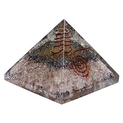 White Whale Orgone Pyramid Energy Generator Reiki Healing Crystal Chakra