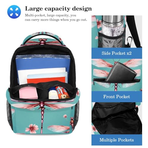 Sac à dos voyage libellule grand format pour adolescent