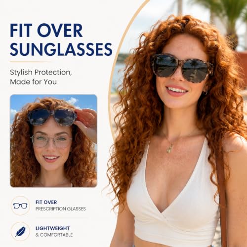 Image of Trysee Polarized Fit Over Sunglasses for Women, Trendy Oversized Wear Over Glasses Shades UV400 Protection TS5779