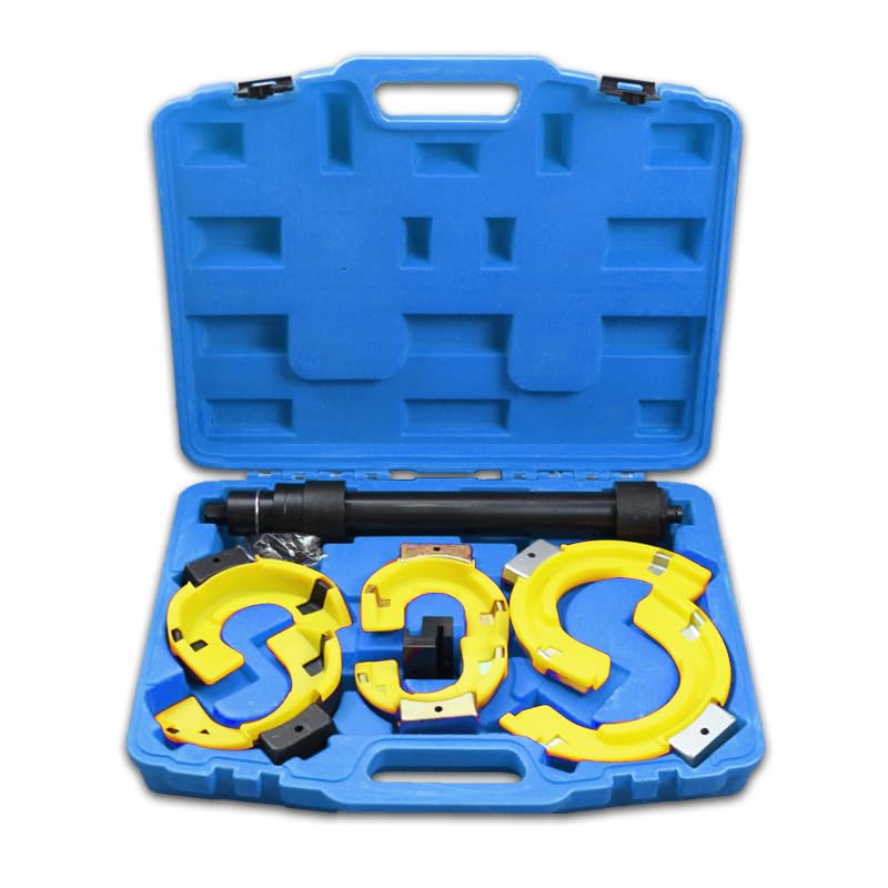 Joparri Kit Compresseur de Ressorts d'amortisseurs Universel Tendeur à Ressorts de compresseur pour Ressort d'amortissage