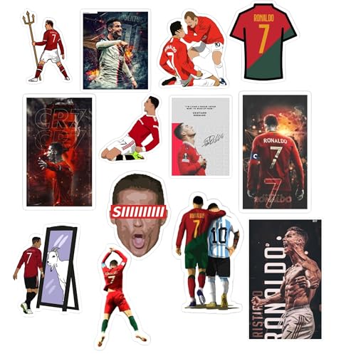 Image of Pack of 35 Random Cristiano Ronaldo Stickers for Laptop /Mobile /Mobile /Journal /Diary /Guiatar etc. (Pack of 35) (Ronald0)
