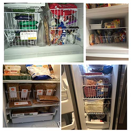 image for Y.Z.Bros Freezer Wire Baskets, Kitchen Storage Organizer Bins for Ches