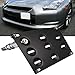GTP Front Bumper Tow Hook License Plate Mounting Bracket Holder Relocator Compatible with Nissan 370Z Z34 GTR R35 Sentra Juke, G37 2dr Coupe / Q60 / Q50 (fit Without Front Parking Sensor ONLY)