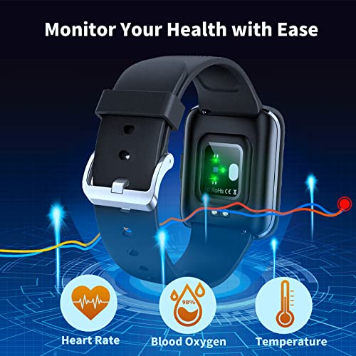 Smart-Watch-for-Android-Phones-Smart-Watch-for-Men-Women-169-Curved-Screen-Smartwatch-Waterproof-Fitness-Tracker-Fitness-Watches-BlackBlue