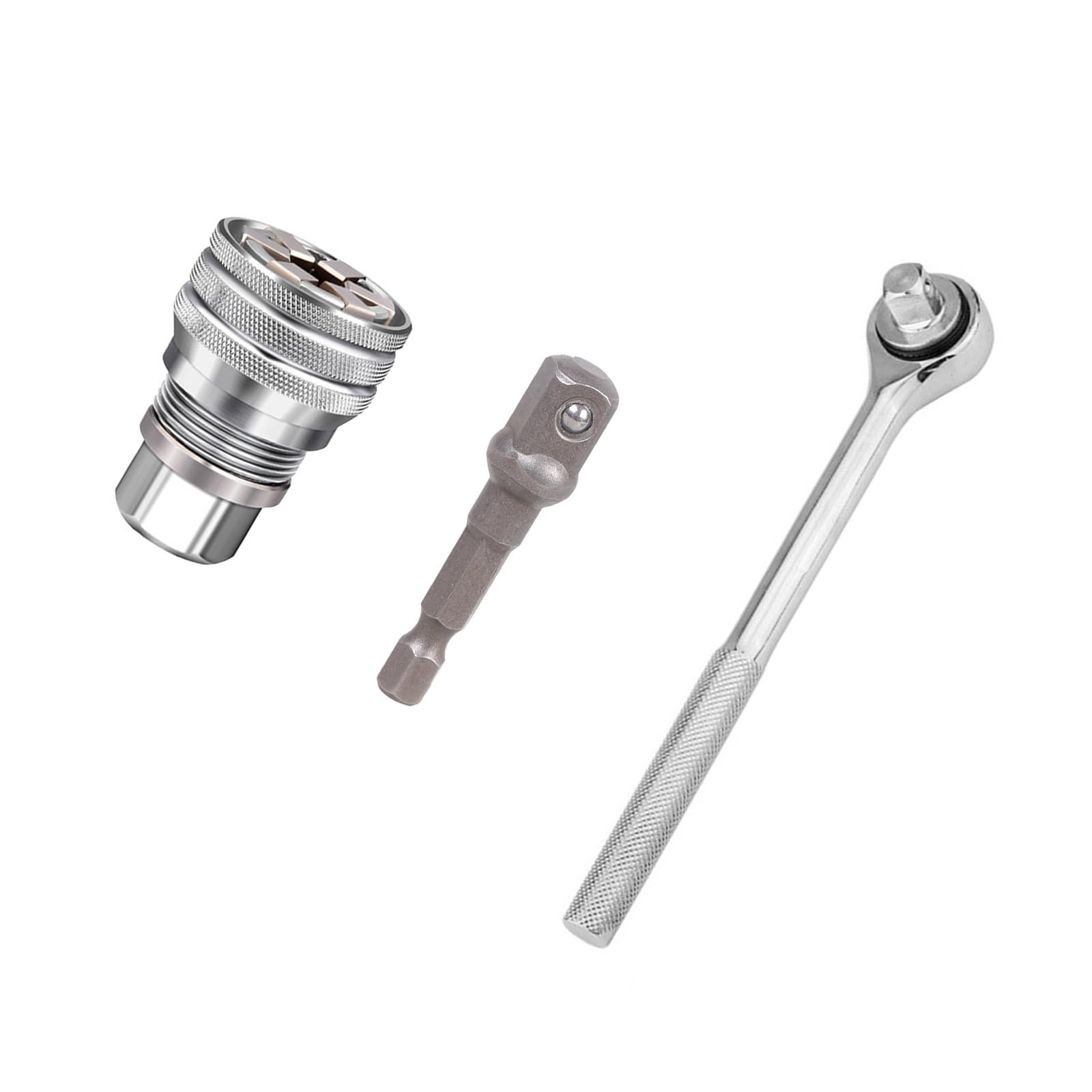 Mhadbkh Set 2 Universally Socket Wrench Grip Adapter 10-19Mm Hexagonal Head Nut And Bolts Driver Tool Manual Socket Wrench