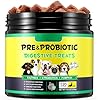Probiotici per Cani, Probiotici per Cani Enzimi digestivi, Salute dell'intestino, Prurito cutaneo, Allergie, Equilibrio dei lieviti, Sistema immunitario e Supporti per la Salute Generale