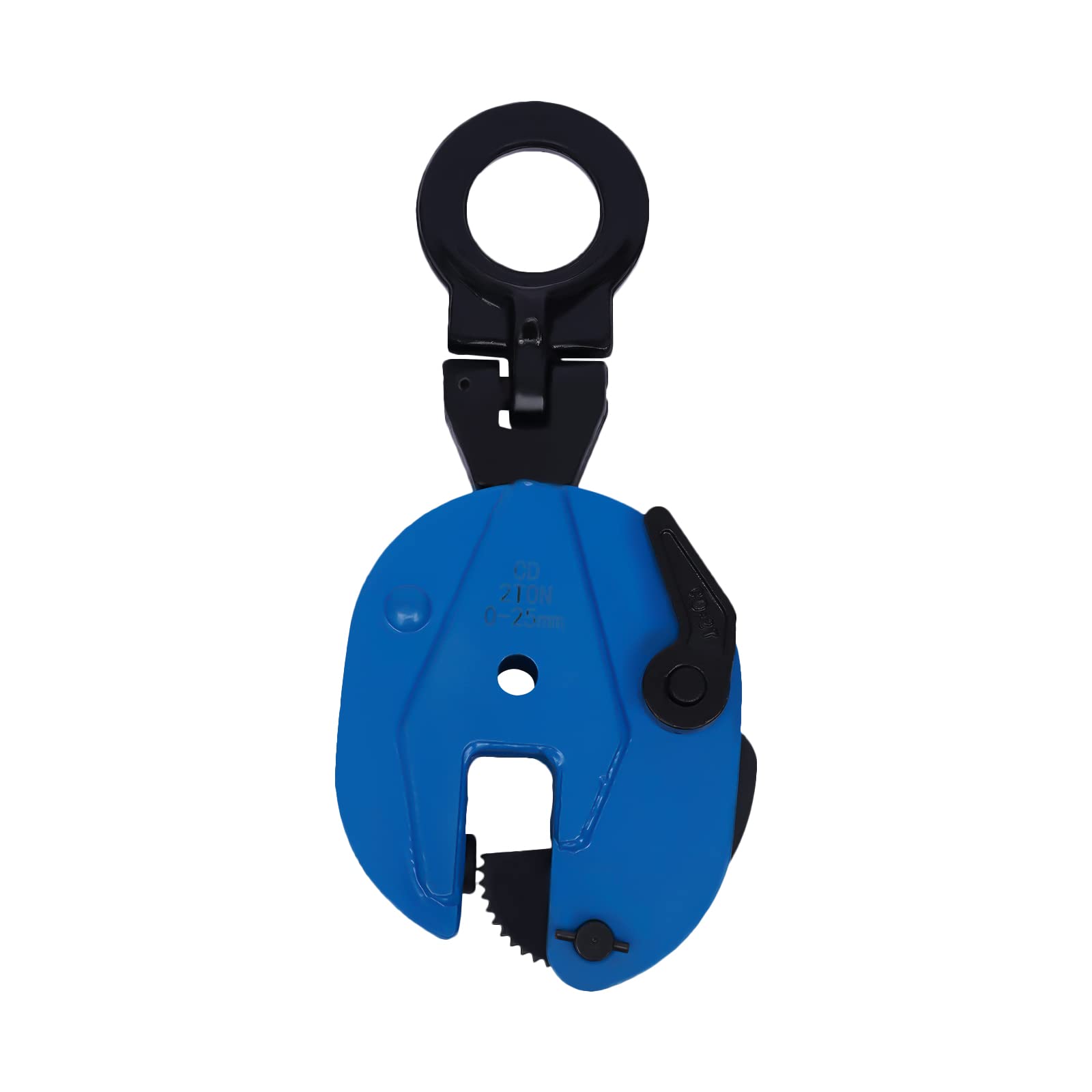 Abrazadera vertical 2T para grúa de chapa para levantar y transportar – Pinza vertical con palanca de bloqueo para abrir y bloquear las mordazas