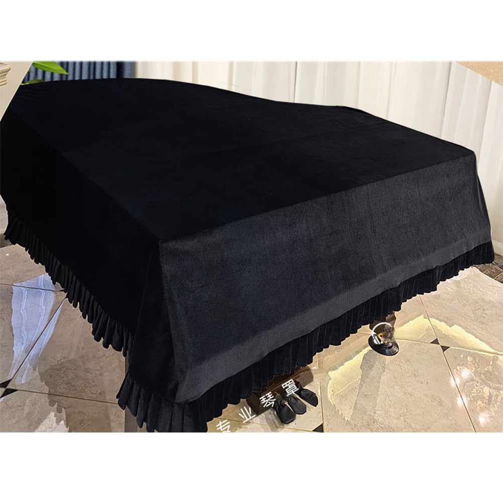 Personalizzata Di Lusso in Velluto Per Pianoforte A Coda, Copertina Protettiva Decorativa in Velluto Spesso A Prova Di Polvere Per Pianoforte A Coda, Indispensabile Per Il Pianoforte,A200,Custom