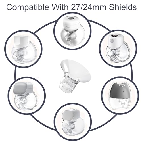 Insertos de brida SKYWOT 6 piezas para extractor de leche miniatura 2