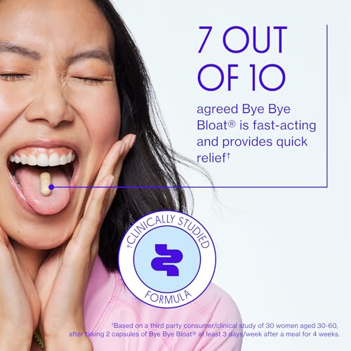 image for Love Wellness Bye Bye Bloat, Digestive Enzymes | Bloating Relief for W