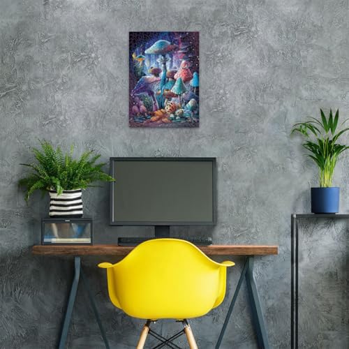 Puzzle 500 pièces phosphorescent : Champignons Ravensburger France - vue 6