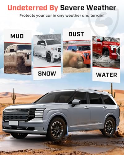 Image of Autorder Mud Flaps for 2026 Hyundai Palisade Calligraphy Accessories All-Weather Splash Guards Protect Paint Mudflap No Drilling Required Mud Guard Body Kits for Palisade 4PCS
