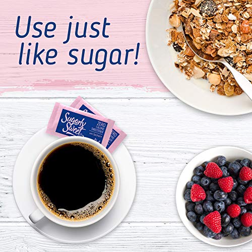 SUGARLY SWEET Zero Calorie Sweetener Packets with Saccharin, Sugar Substitute, Sugar Alternative, Pink Sweetener Packets, 2,000 Packets - Thumbnail 6