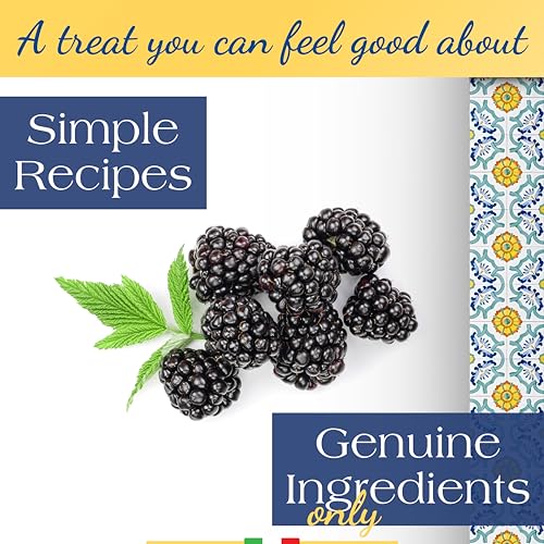 Perle di Sole Blackberry Italian Hard Candy Individually Wrapped - Blackberry Candy with a Tart Fizzy Filling (7.05 oz | 200 g) Single Pack