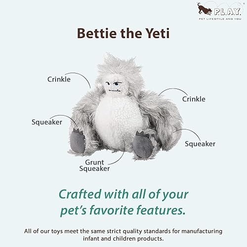 Miniatura 2 de P.L.A.Y. - Bonitos juguetes de peluche para perros, criatura mítica, juguete masticable duradero con temática de cuento de hadas, ideal para