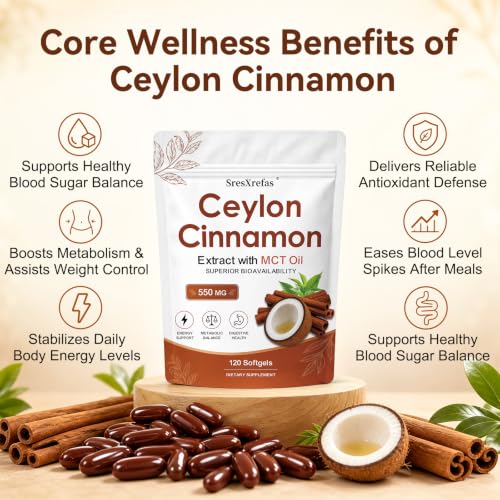 SresXrefas Ceylon Cinnamon Softgels