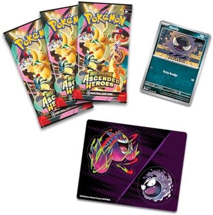 Pokémon TCG: Mega Evolution—Ascended Heroes Tech Sticker Collection - Gastly - View 5