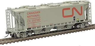 Atlas HO Scale Slab-Side Covered Hopper Canadian National/CN #352180 (6-Hatch)