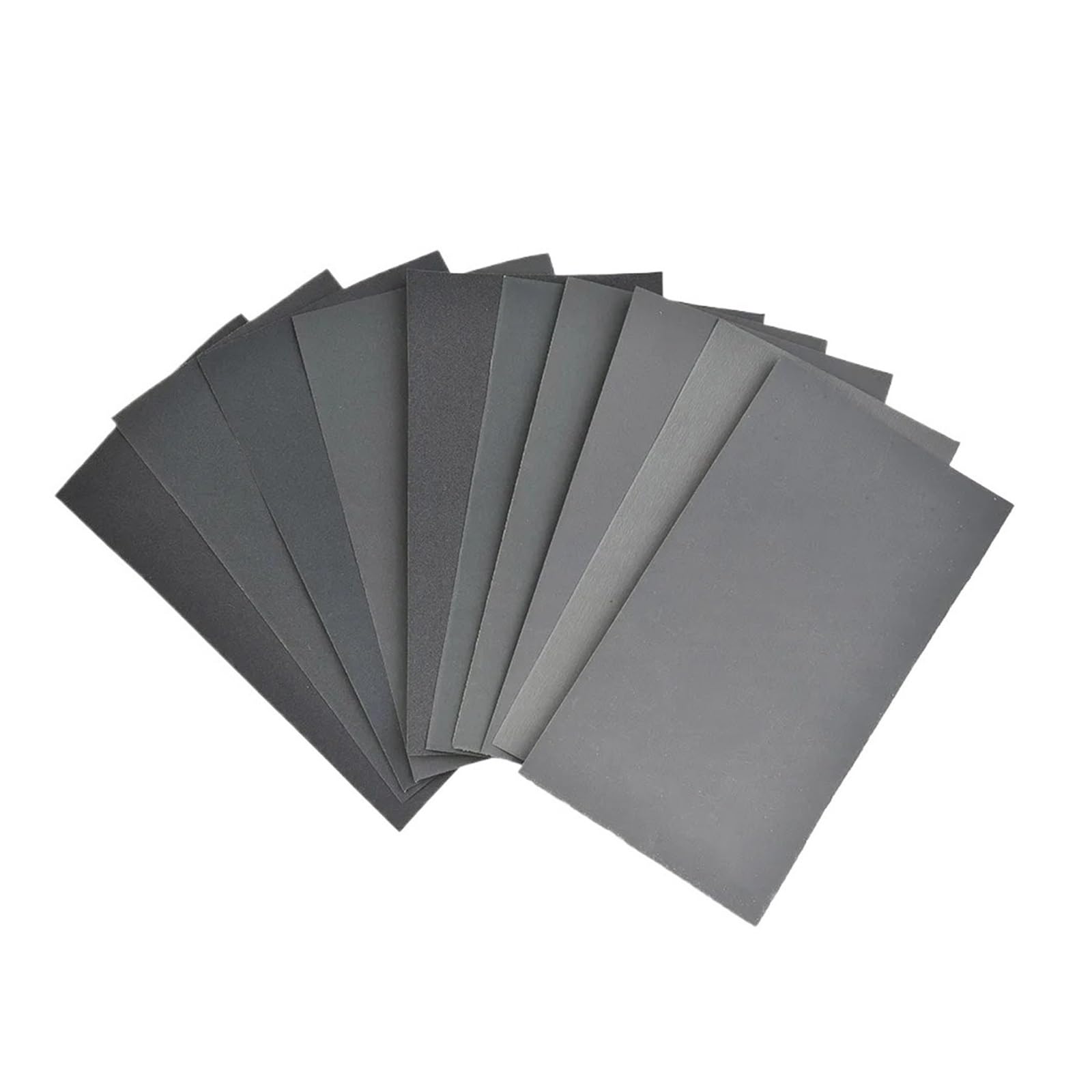 Carta vetrata, Dischi abrasivi, tamponi abrasivi, 15 Fogli di Carta vetrata for superfici di Auto, Metallo, Vetro, Ceramica, Legno, lucidatura, Carta vetrata, Grana 400-2500, Uso Bagnato/Asciutto