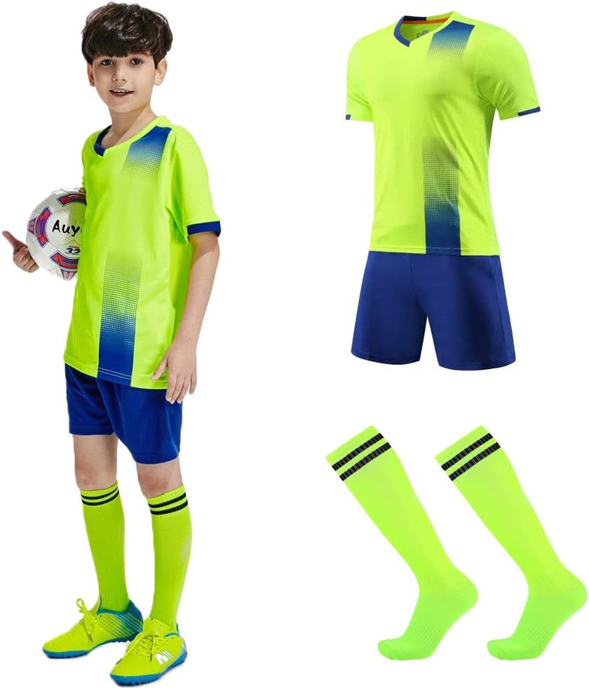 Amazon | [FEIBOLY] ジュニアサッカーウェア 子供トレーニング