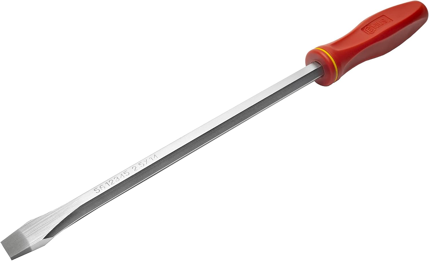 Genius Tools 2.5 x 14.0mm Slotted Screwdriver 370mmL - 595+1994