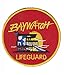 Produktbild Patch - Baywatch - Lifeguard - rund - Movie Game Patch - Cartoon - Comic - Patches - Aufnäher Embleme Bügelbild Aufbügler - Costume