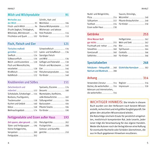 Kalorien im Griff: Mit über 3.000 Lebensmitteln