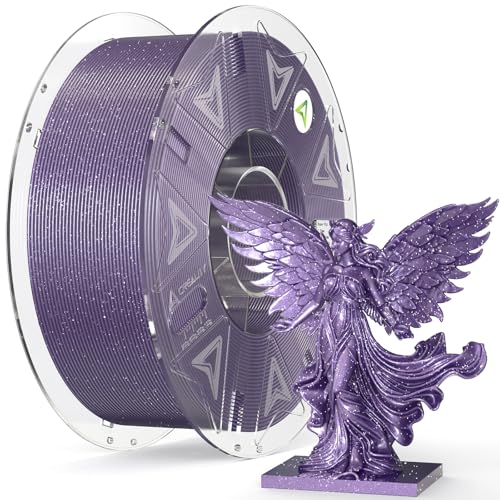 Creality Hyper PLA Starry Galaxy 3D Printer Filament, Sparkle PLA 1.75mm, Shimmering Stardust Finish, High Speed RFID Smart Filament, Smooth Shine Fits for Most 3D Printers