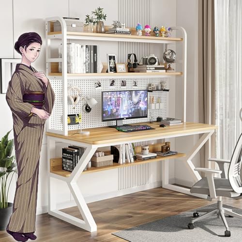 Koubhyj [^|]Q[~OfXNAp\RfXNy̔Iyobtz+CgEH[ibg̃fXNgbv 160x60x178cmzgJ^ Ɗ study table VvAw[Xy[XASS݌vAlԍHw