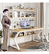 Amazon | Koubhyj ゲーミングデスク[強化型厚鋼管]机 pcデスク【厚手の