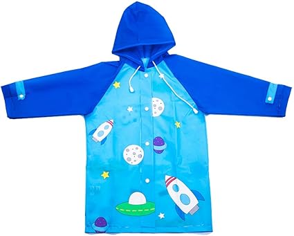 Impermeable Impermeable S M L Enfants Filles Garcons Poncho Enfant Dessin Anime Bebe Beau Couleur Bleu Ne Peut Pas Mettre Un Sac Taille S Amazon Fr Vetements