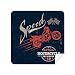 Produktbild DIYthinker Mechanische Motorrad Muster Silhouette Brillen-Putztuch Telefon Screen Cleaner Suede Fabric 2Pcs