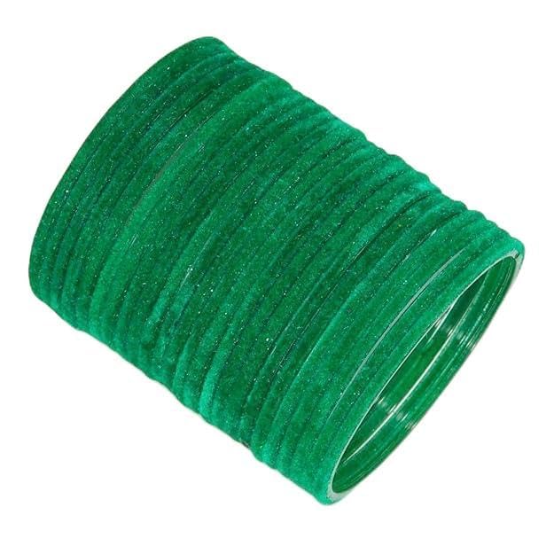 Premium Glass Bangles Set with Velvet Box for Women & Girls (Pack of 24)-image-3