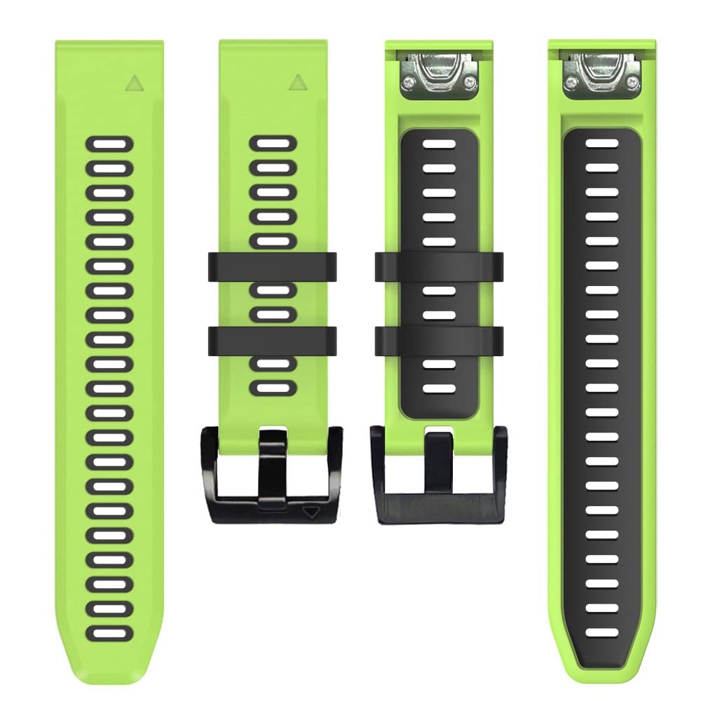 Sangle de montre en silicone 22mm pour Garmin Tactix Delta idéale pour le sport et le quotidien