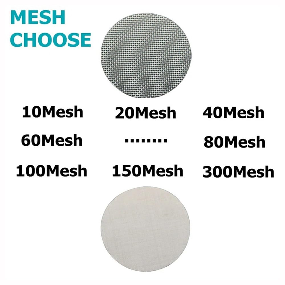 Filtro a Rete 304, Guarnizia Morsetto Tri-Clamp, 10, 20, 40, 60, 100, 150, 300 Maglie 1,5" 2" 2,5" 3" 4" Fkm Sanitario Homebrew/119Mm(4 Inch)/20 Mesh