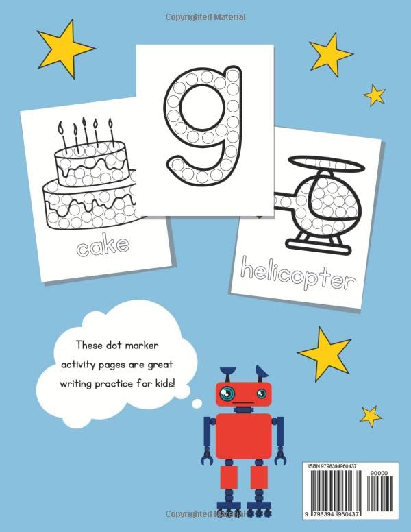 Miniatura 2 de abc Dot Markers Activity Book Easy Toddler, Preschool, Pre-K, and Kindergarten Alphabet Dot Coloring Practice for Learning Lowercase Alphabet
