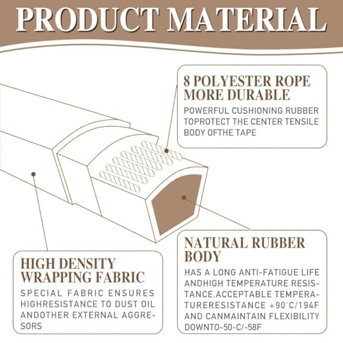 Lawn Mower Belt 117-1018 Replace Toro 117-1018 20330 20331 20350 20351 Drive Belt(3/8 X 32 3/8) Y – Bild 4