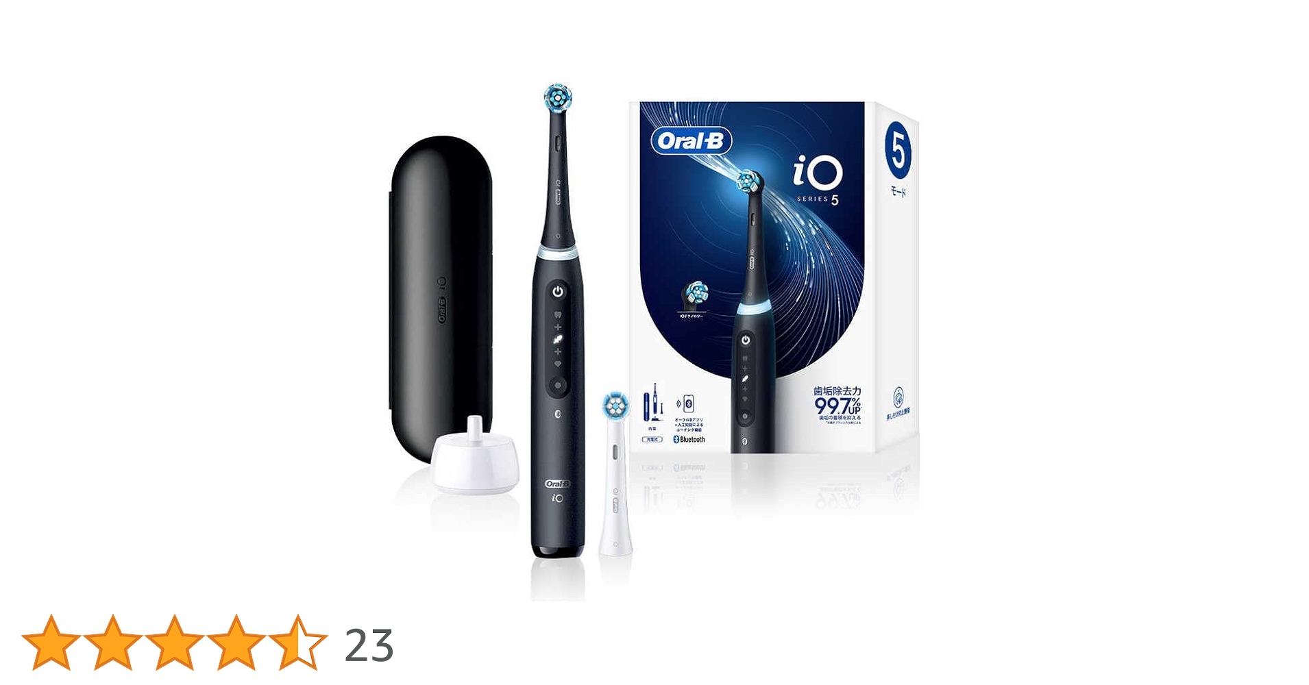 Amazon.co.jp: 電動歯ブラシ iOシリーズ iO5 マットブラック ブラウン