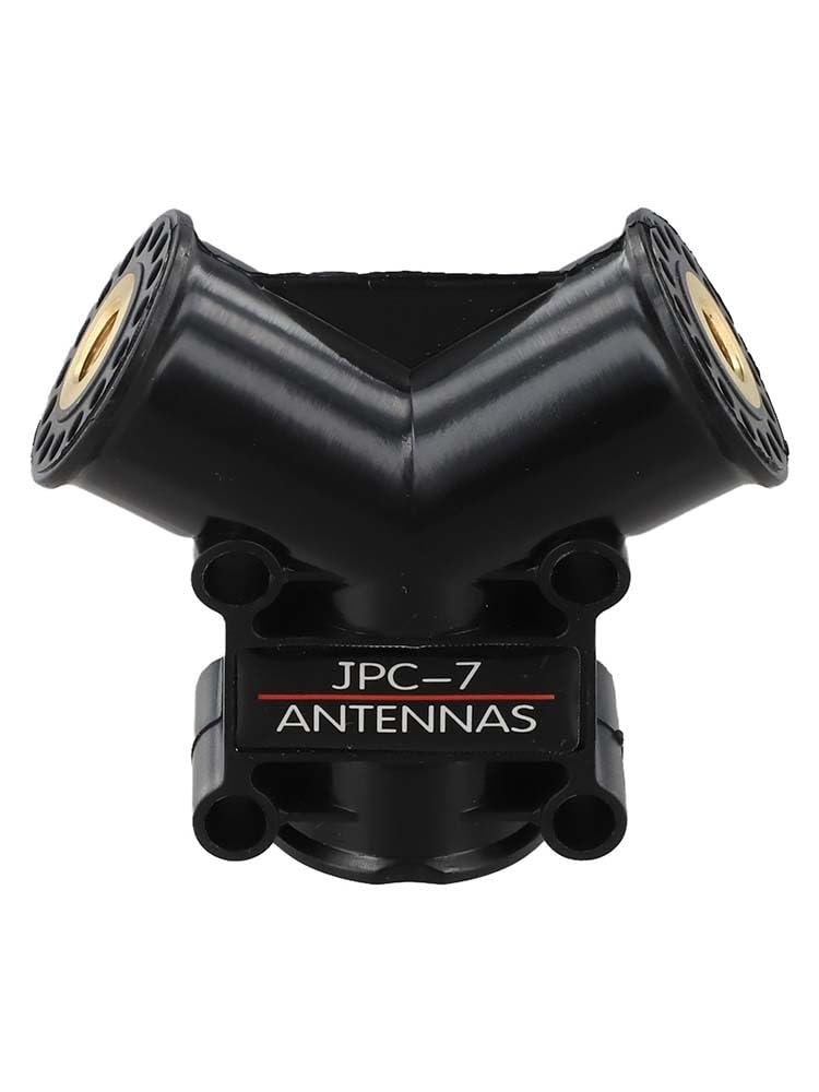 Base antenna a V per JPC-7 M10 5,58 m, supporto portatile in alluminio con filettatura M10 per comunicazioni radio esterne, nero