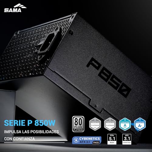 P850 Alimentatore Completamente Modulare – 850W 80 Plus Platinum, Compatibile con ATX 3.1 e PCIe 5.1 | Connettore 12V-2x6 per NVIDIA RTX 50/40, Ventola FDB Silenziosa – Nero - Alimentatore - Immagine 2