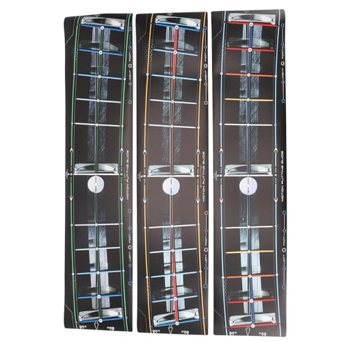 Tapis de putting de golf avec instructions et rail contre les mauvais swings
