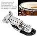 Pwshymi Silver Snare Drum Strainer, Slick Exterior Strainer Throw Off Butt End Set Accessories Drum Set Percussion Mounts Snare Drum Regulator Snare Snare Throw Off Accesor