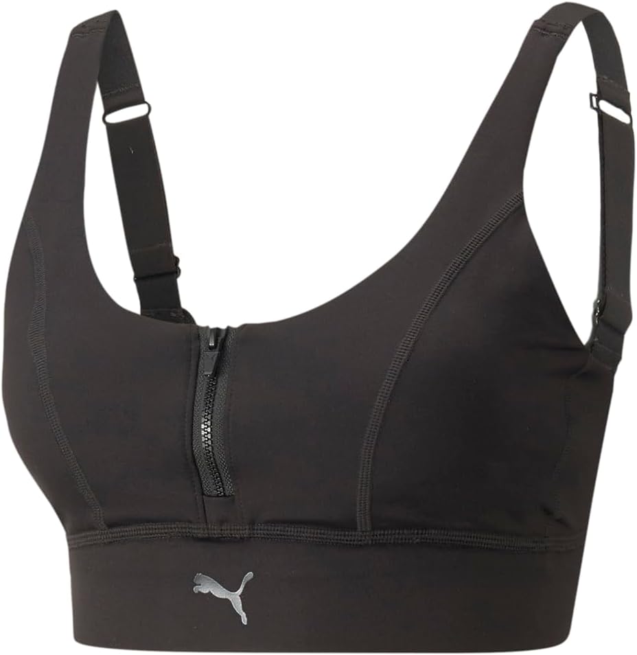 PUMA Womens High Impact Eversculpt Uplift Sports Bra Casual Casual Compression - Black